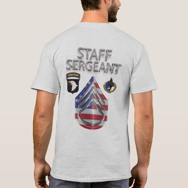 101:a inspektör från flygdivisionen t shirt (Baksida)
