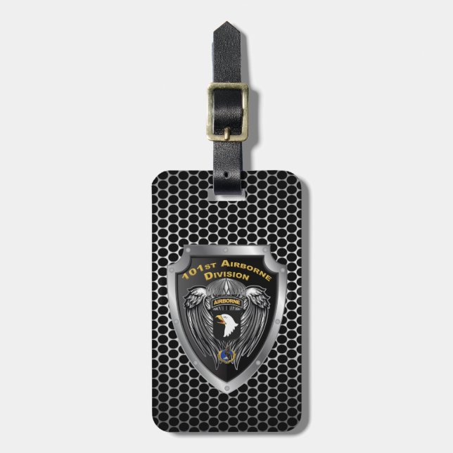 101:a luftburen division Luft-resultat Bagagebricka (Vertikal Framsida)