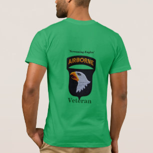101:a luftburet divisionspatch skrikande örlar tee shirt