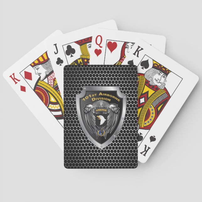 101:a luftburna divisionen casinokort (Baksidan)