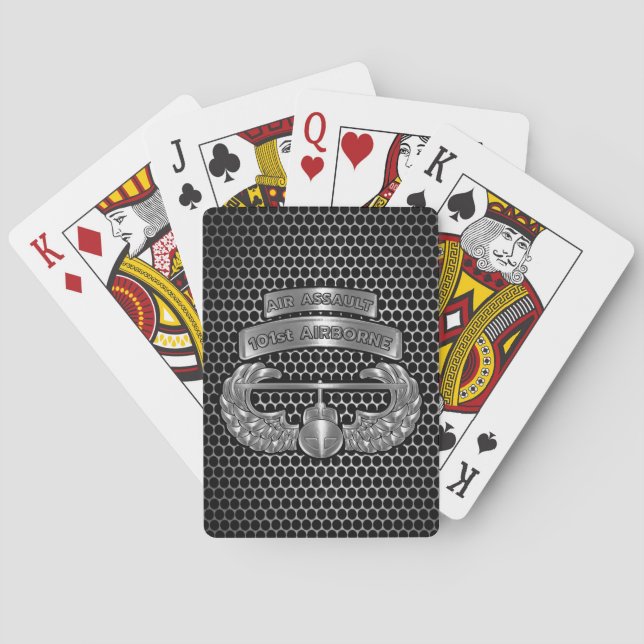 101:a luftburna divisionen casinokort (Baksidan)