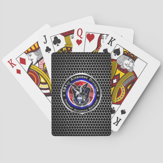 101:a luftburna divisionen casinokort (Baksidan)