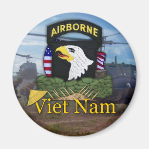 101:a luftburna divisionen Vietnam vets Magnet