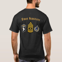 101:a luftburna divisionens fanjunkare t shirt