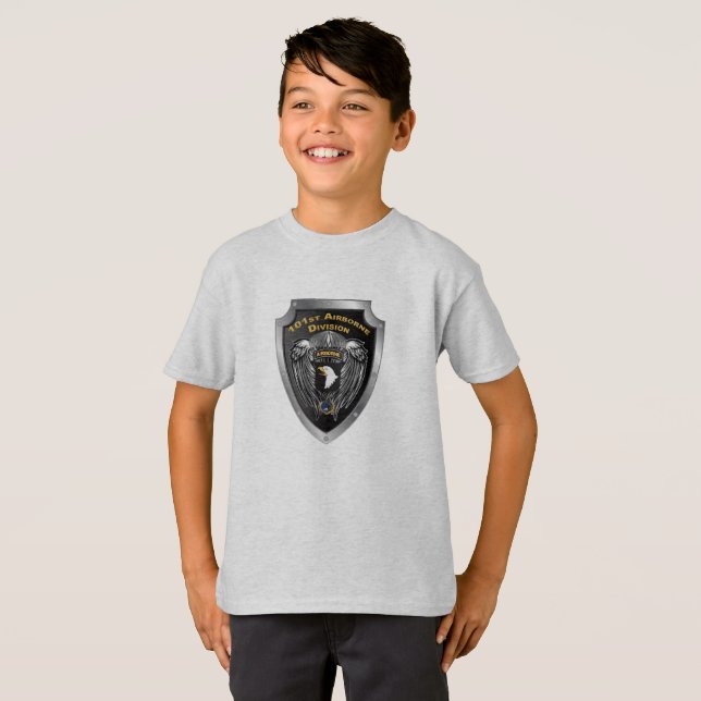 101:a luftburna divisionens unge t shirt (Hel framsida)