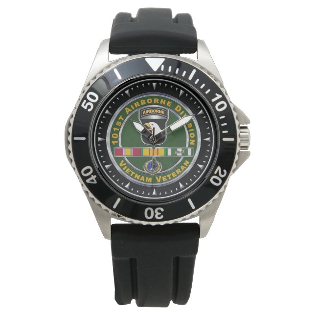 101:a luftburna divisionens Vietnamveteran Armbandsur (Framsida)