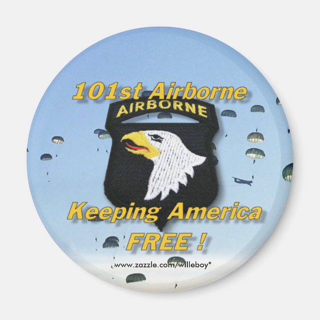 101:a luftburna patronpatroner, arméns son fru magnet (Framsidan)