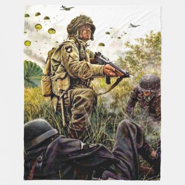 101:a PARATROOPER Fleecefilt (Framsidan)
