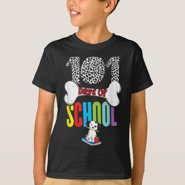101:a skoldagen - 100-dagarsklass 101:e barn t shirt (Framsida)