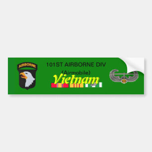 101. Abn Div Airmobile Vietnam bildekal
