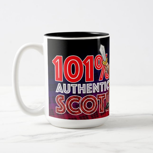 101% Äkta Skotte Två-Tonad Mugg (Vänster)