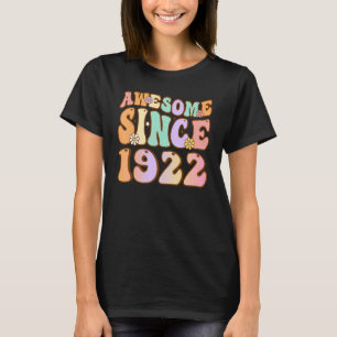 101 år gammal Fantastisk sedan 1922 101:a födelsed T Shirt