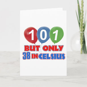 101. åriga födelsedagdesigner kort