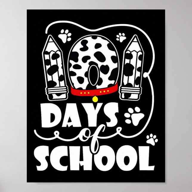 101 dagar med Dalmatien Hund 100 dagar smartare Poster (Framsidan)