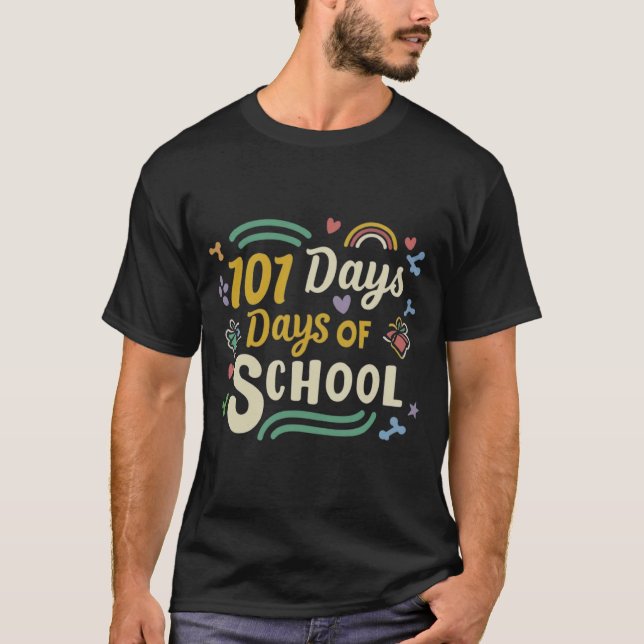 101 dagar med Dalmatisk Hund i skolan T Shirt (Framsida)