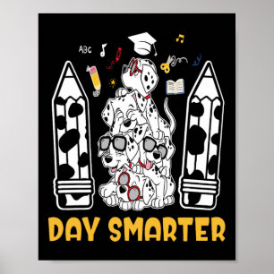 101 dagar med Hund från skolan Dalmatien 100 dagar Poster
