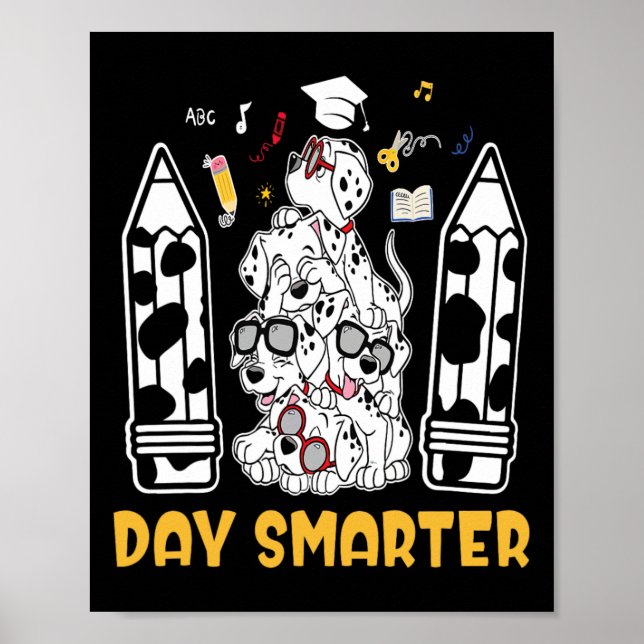 101 dagar med Hund från skolan Dalmatien 100 dagar Poster (Framsidan)