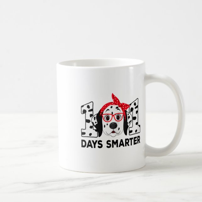 101 dagar smartare 101:a dagen skola dalmatiner hu kaffemugg (Höger)