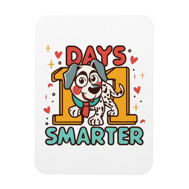 101 dagar smartare dalmatiner hund magnet (Vertikal)