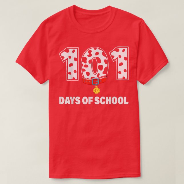 101 dagar Smarter Shirt Dalformation Hund Lärare K T (Design framsida)