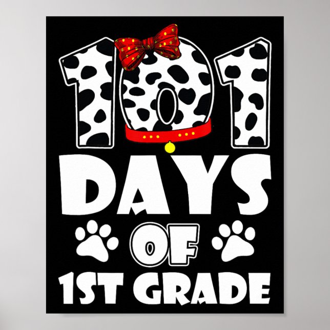 101 dagars skola 1:a Klass-Hund 100 dagar Smarter  Poster (Framsidan)