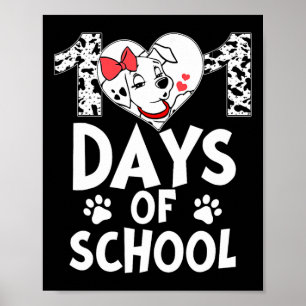 101 dagars skolcute i Lycklig 100 dagars lärartid Poster