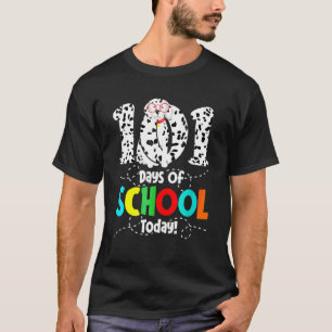 101 dagars skoldag Dalmatien Hund Boys Girls 100 D T Shirt