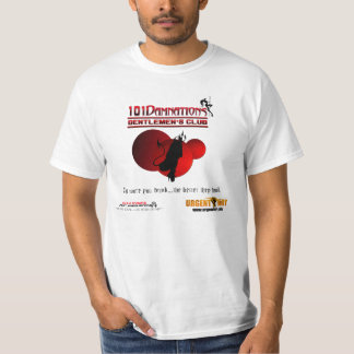 101 Damnationsgentleman klubb T-shirt