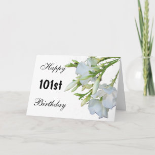 101. Födelsedagkortblommor Kort