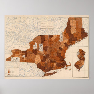 101 förbrukning NY, NJ, New England Poster