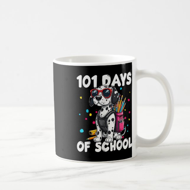 101 Hund skolpojke Kid 100 skoldag Kaffemugg (Höger)