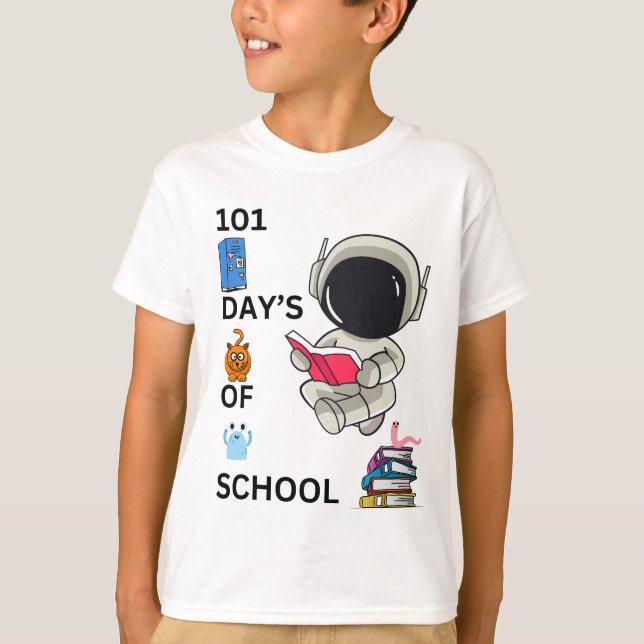 "101 Lämnande skoltid" T Shirt (Framsida)