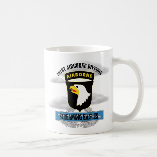 101. Luftburen uppdelning "skrikiga örnar " Kaffemugg (Höger)