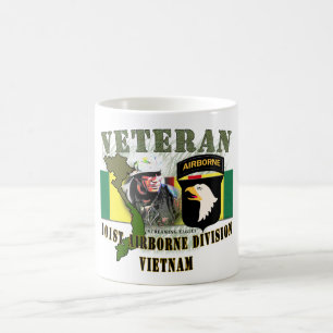 101. Luftburna Div-Vietnam (ingen CIB) Kaffemugg
