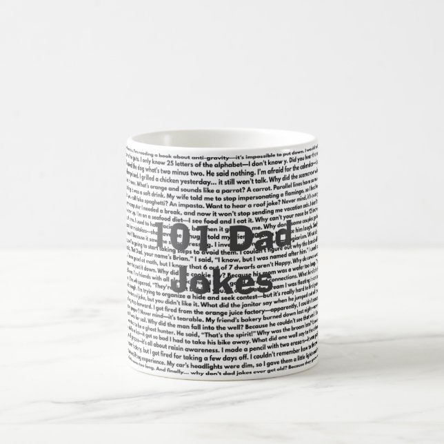 101 Pappa Jokes , Funny Pappa Kaffemugg (Center)