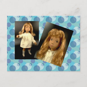 101 Sasha Silke Dress Postkarte Vykort