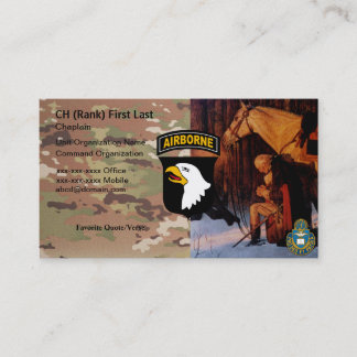 101. Uppdelningskaplankort Visitkort