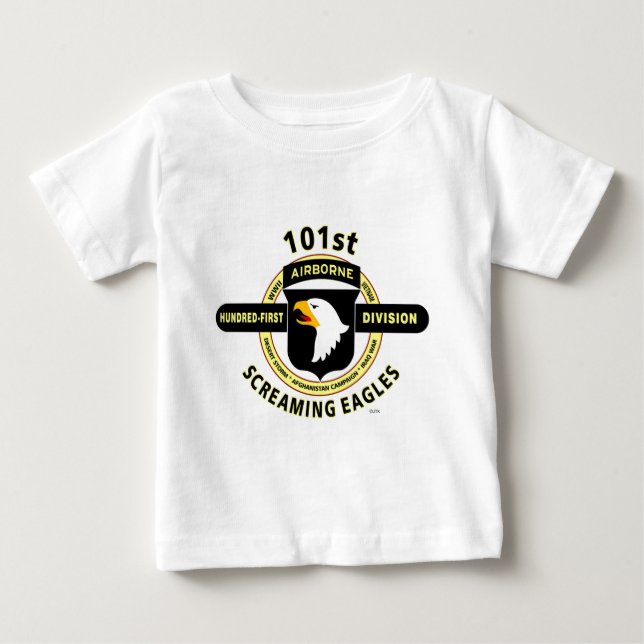 101FÖRSTA FLYGGRANNUPPDELNINGEN "GRANSKNINGSEGENSK T SHIRT (Framsida)