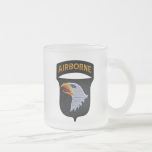101st ABN Airborne Division Screaming Eagles Vets Frostad Glasmugg