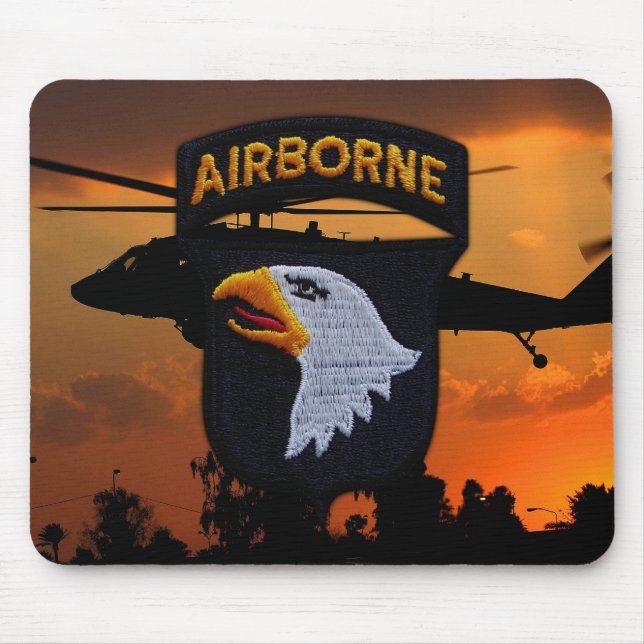 101st ABN DIV Airborne Division Screaming Eagles Musmatta (Framsidan)