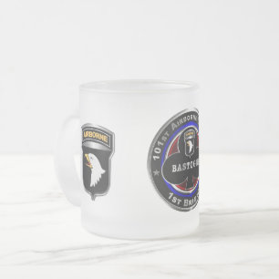 101st Airborne Division 1st Brigade"Bastogne" Frostad Glasmugg