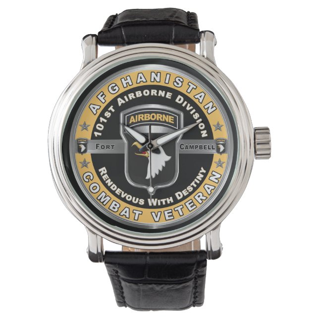 101st Airborne Division Afghanistan-veteran Armbandsur (Framsida)