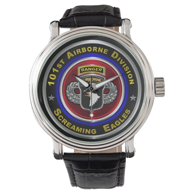 101st Airborne Division Airborne Ranger Armbandsur (Framsida)