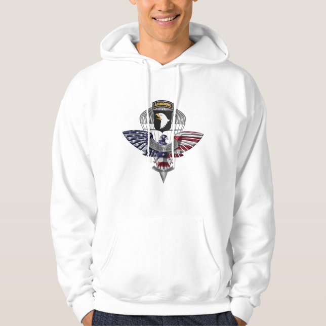 101st Airborne Division ’American Eagle’ Hoodie (Framsida)