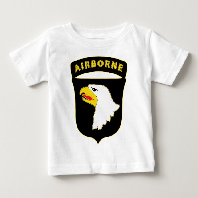 101st Airborne Division - Combat Service T Shirt (Framsida)