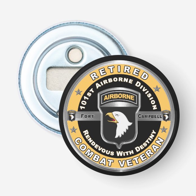 101st Airborne Division Fort Campbell Flasköppnare (Framsidan)
