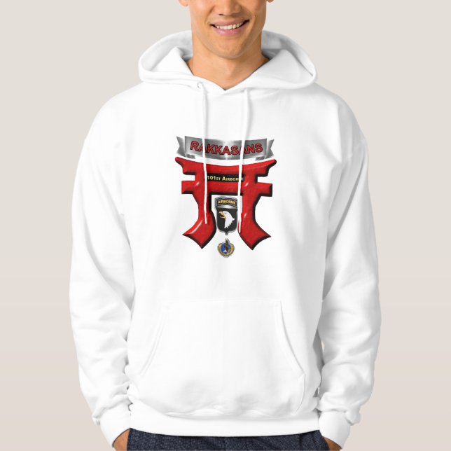 101st Airborne Division ’Rakkasans’ Hoodie (Framsida)