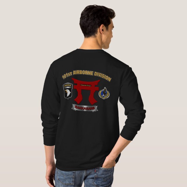 101st Airborne Division Rakkasans T Shirt (Hel baksida)