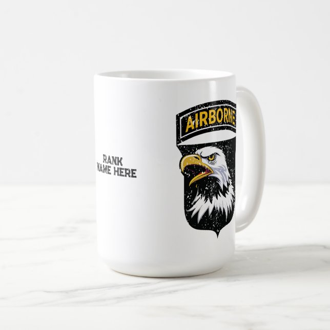 101st Airborne Division ’Screaming Eagles’ Anpassn Kaffemugg (Framsida höger)