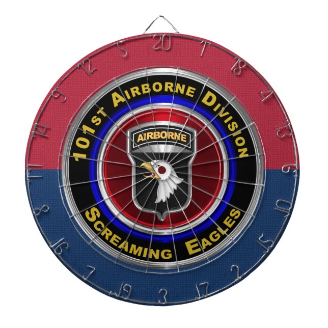 101st Airborne Division ’Screaming Eagles’ Darttavla (Framsidan)